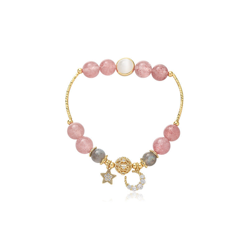 Star & Moon Crystal Bracelet