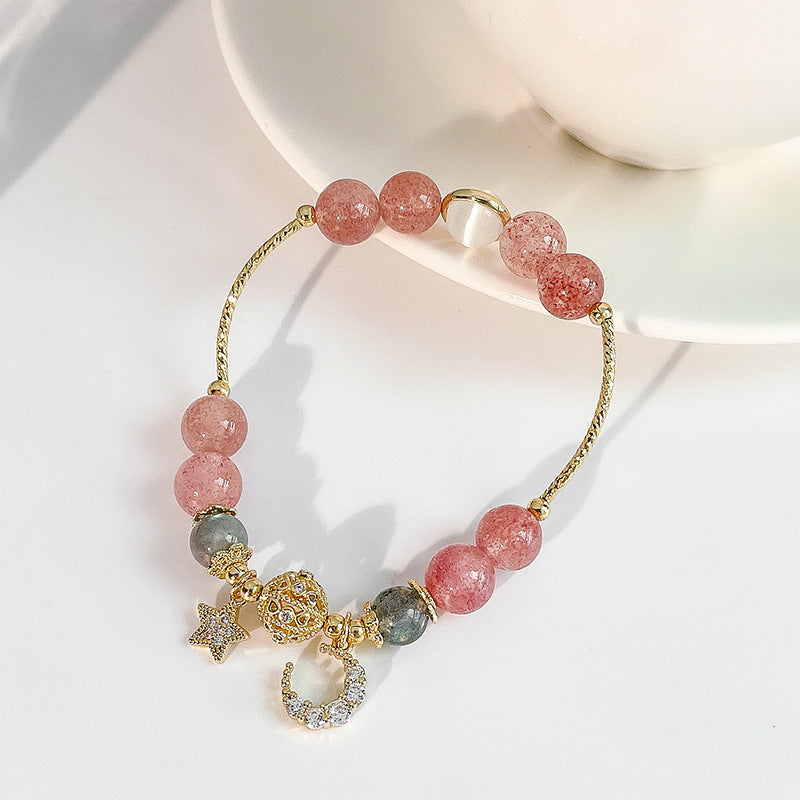 Star & Moon Crystal Bracelet