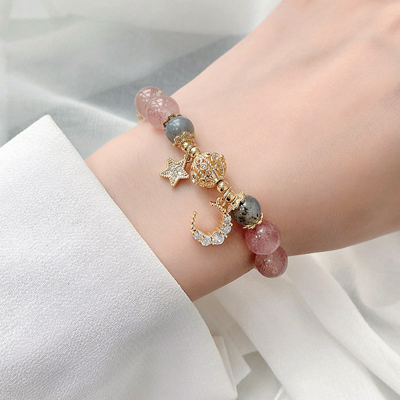 Star & Moon Crystal Bracelet