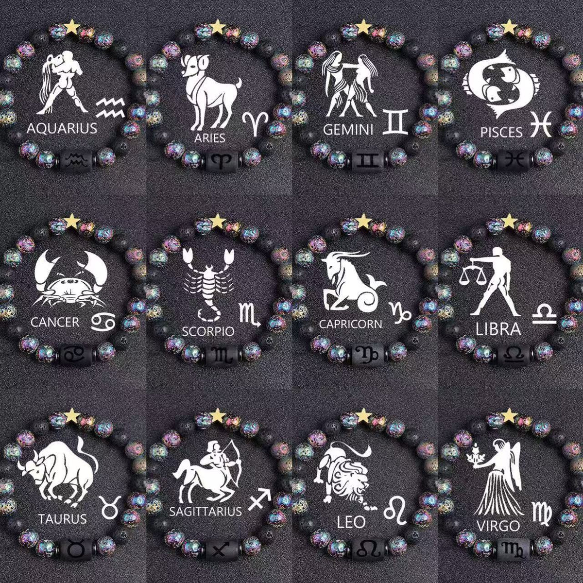 Zodiac Crystal Bracelet