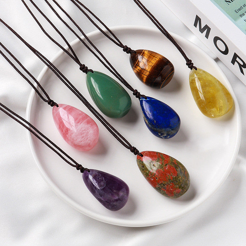 Crystal Teardrop Pendant