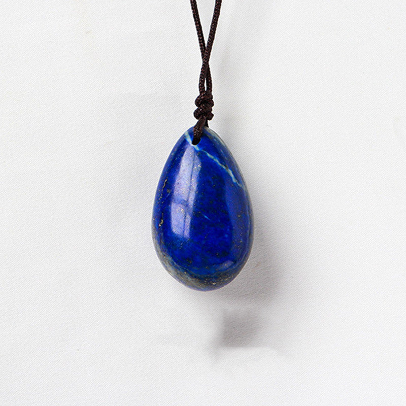 Crystal Teardrop Pendant - Lapis lazuli