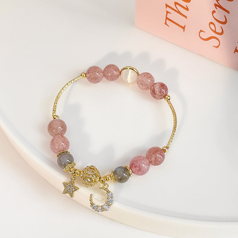 Star & Moon Crystal Bracelet