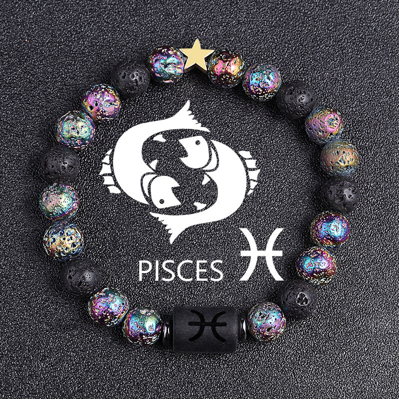 Zodiac Crystal Bracelet - Pisces