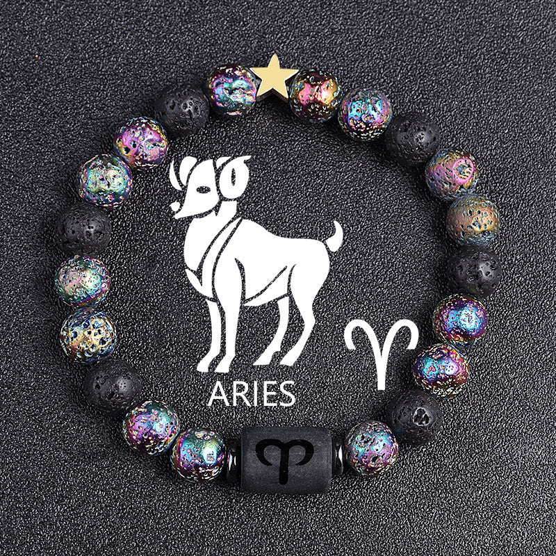 Zodiac Crystal Bracelet - Aries