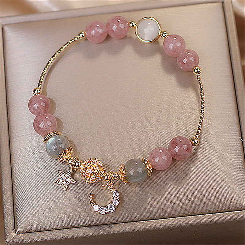 Star & Moon Crystal Bracelet